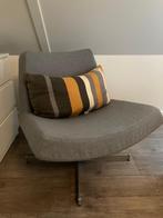 Nette draaifauteuil grijs, Huis en Inrichting, Minder dan 75 cm, Gebruikt, 50 tot 75 cm, Ophalen