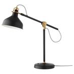 Zwarte bureaulamp, Ophalen, Nieuw, Metaal, 50 tot 75 cm