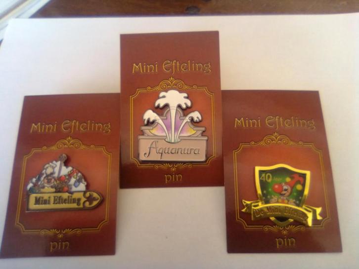 pins mini efteling, Verzamelen, Efteling, Nieuw, Button of Speldje, Ophalen of Verzenden