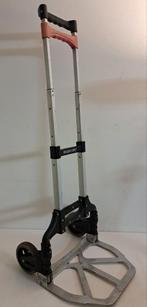 Opvouwbare steekwagen van aluminium - compact en lichtgewich, Doe-het-zelf en Verbouw, Transportwagens, Ophalen of Verzenden, Zo goed als nieuw