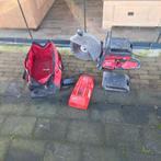 Milwaukee MXF COS350,  accu bandenzaag., Ophalen of Verzenden, Gebruikt