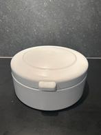 Grote ronde emaille broodtrommel. Vintage., Ophalen of Verzenden