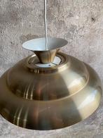 Dijkstra goudkleurige hanglamp , jaren 70, Space Age, Gebruikt, Onbekend, Ophalen of Verzenden