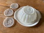 Vintage Tupperware Jel-N-Serve puddingvorm - Ø20cm, Ophalen of Verzenden, Zo goed als nieuw, Wit, Overige typen