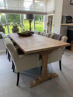 Landelijke eettafel | eikenhout - maatwerk, Eikenhout, Nieuw, Landelijk, Vijf personen of meer