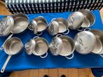 Pannen set 8 stuks, Huis en Inrichting, Keuken | Potten en Pannen, Ophalen of Verzenden, Gebruikt, Rvs, Kookpan of Snelkookpan