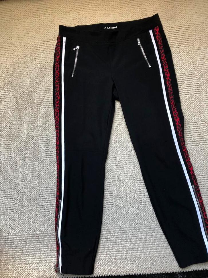 Zwarte Cambio broek. Model Ray. Mt42, Kleding | Dames, Broeken en Pantalons, Zo goed als nieuw, Maat 42/44 (L), Zwart, Lang, Ophalen of Verzenden