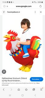 Opblaasbaar kippenpak voor kinderen mt universeel, 33 - 40 uur, Overige niveaus, Vanaf 10 jaar, Overige vormen