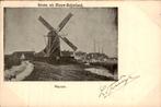 Nieuw Beijerland - Haven - Molen, Verzamelen, Ophalen of Verzenden, Voor 1920, Gelopen, Zuid-Holland