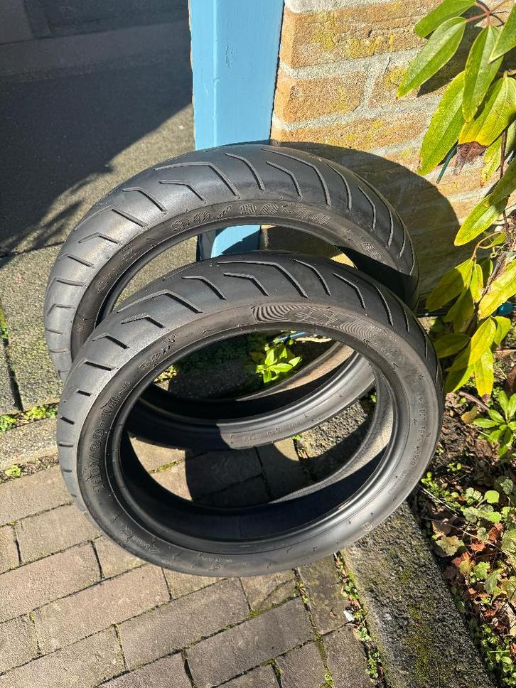 CST Scooterbanden set (NIU), Fietsen en Brommers, Brommeronderdelen | Scooters, Gebruikt, Overige merken, Overige typen, Ophalen