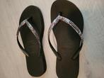 Havaianas maat 37/38, Kleding | Dames, Schoenen, Zwart, Zo goed als nieuw, Havaianas, Ophalen