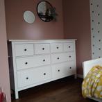 Nette vol houten Hemnes dressoir/ commode kleur wit 160 lang, 90 tot 105 cm, 50 tot 70 cm, Gebruikt, 100 cm of meer