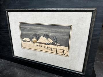 Winterlandschap boerderij - W. Cornelissen, Larense School beschikbaar voor biedingen