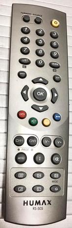 HUMAX RS-505 AFSTANDSBEDIENING, Ophalen of Verzenden, Gebruikt, Origineel, Receiver of Versterker
