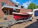 Sloep met trailer inbouw motor nu in prijs verlaagd, Watersport en Boten, Ophalen, 10 tot 30 pk, Gebruikt, Binnenboordmotor