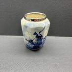 Delfts Blauw lepelvaasje met typisch Hollands decor, Antiek en Kunst, Ophalen