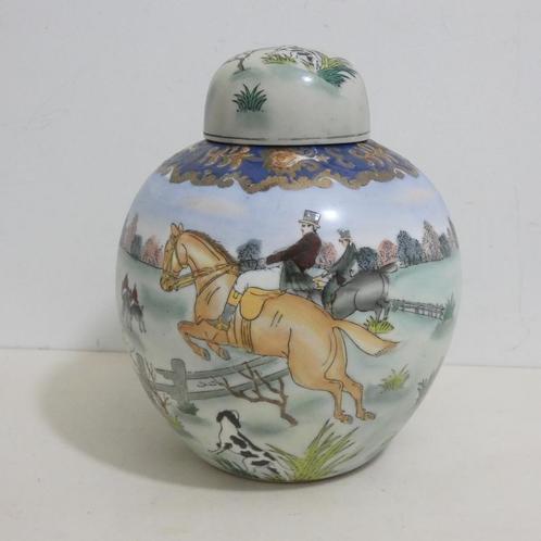 Chinese handgeschilderde gember pot [698], Antiek en Kunst, Antiek | Porselein, Ophalen