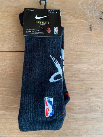Nike NBA Basketball Elite Crew Socks Houston Rockets, 46-50 beschikbaar voor biedingen