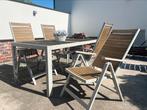 Tuinset ikea sjalland met 4 stoelen inc kussens 1.55x90, Ophalen, Zo goed als nieuw