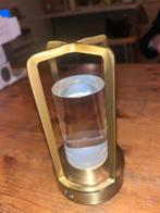 Leuke oplaadbare goudkleurige tafellamp 3 kleuren licht comp, Ophalen of Verzenden, Nieuw, Minder dan 50 cm