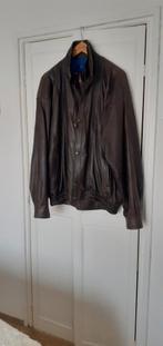 Bruine leren jas xxxxl, Kleding | Heren, Grote Maten, Melpolo, Bruin, Ophalen of Verzenden, Jas of Mantel