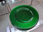 Stellina groene glazen onderborden Villeroy en Boch. 6 stuks, Huis en Inrichting, Keuken | Servies, Ophalen, Glas of Glazen, Gebruikt