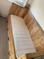 Steigerhouten bed, Ophalen, Steigerhout, 190 cm of minder, Zo goed als nieuw