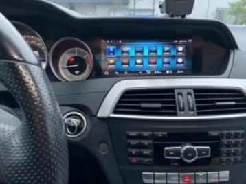 Android 14 Navigatie Mercedes c klasse W204 2014 carplay  beschikbaar voor biedingen