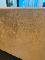 Poef salon tafel croco stof, Rond, Zo goed als nieuw, Minder dan 50 cm, 50 tot 100 cm