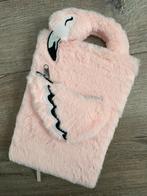 Flamingo zacht furry nieuw notitieboek licht roze, Ophalen of Verzenden, Nieuw
