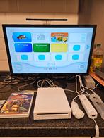 Nintendo Wii met games en stuurtje en doos, Ophalen of Verzenden, Gebruikt, Met 1 controller, Met games
