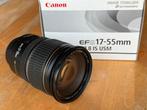 Canon EFs 17-55mm 2.8 IS USM EF-s EF, Audio, Tv en Foto, Fotografie | Lenzen en Objectieven, Ophalen, Gebruikt, Standaardlens