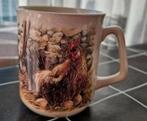 Beker met Kippen opdrukken, Huis en Inrichting, Keuken | Servies, Ophalen of Verzenden, Zo goed als nieuw, Overige stijlen, Kop(pen) en/of Schotel(s)