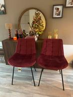 4 nieuwe burgundy eetkamerstoelen, Huis en Inrichting, Stoelen, Ophalen, Nieuw, Burgundy, Vier