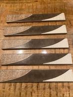 Wandtegel langwerpig strip retro vintage, Ophalen, Minder dan 20 cm, Zo goed als nieuw, 20 tot 40 cm