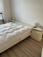 Auping Auronde bed, 180 x 200 cm, elektrisch met achterwand, Huis en Inrichting, Slaapkamer | Bedden, Ophalen, Wit, Tweepersoons