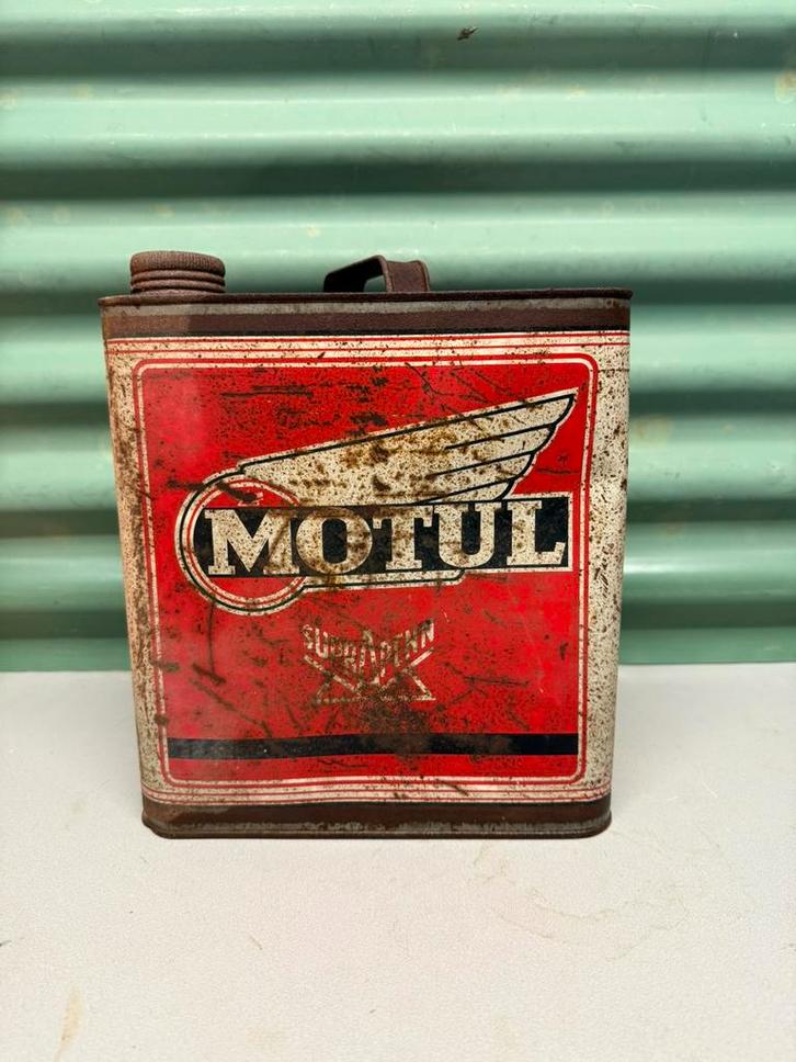 Motul olieblik, Verzamelen, Merken en Reclamevoorwerpen, Gebruikt, Ophalen of Verzenden