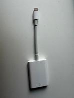 Apple Lightning naar SD kaart adapter - A1595, Ophalen of Verzenden, Zo goed als nieuw, Minder dan 2 meter, Overige kabels