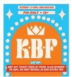 Early entry ticket Kralingse Bos festival (KBF), Tickets en Kaartjes, Overige Tickets en Kaartjes, Festival, Eén persoon