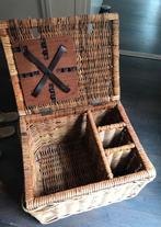 GROTE picknickmand koffer voor sloep boot * 50 x 39 x 37, Hobby en Vrije tijd, Picknickmanden, Ophalen of Verzenden, Zo goed als nieuw