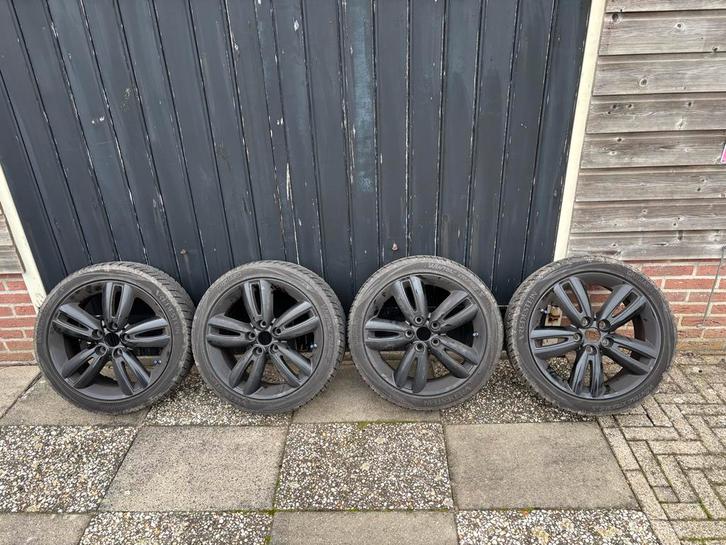 Mini Cooper JCW Track Spoke winterset, Auto-onderdelen, Banden en Velgen, Banden en Velgen, Winterbanden, 17 inch, 205 mm, Personenwagen
