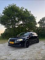 Audi A3 2.0 Tfsi quattro 2009 Zwart, Auto's, Xenon verlichting, 4 cilinders, 1984 cc, Zwart