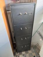 Stalen ladenkast dossierkast RETRO STIJL 4 lades, Ophalen, Minder dan 50 cm, 100 tot 150 cm, 3 of 4 laden