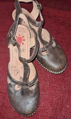 Bruine leren sandalettes - maat 40 - Nieuw, Kleding | Dames, Schoenen, Ophalen of Verzenden, Nieuw, Bruin, Sandalen of Muiltjes