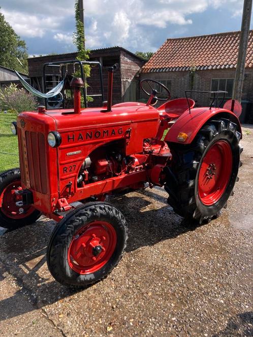 Hanomag Tractor R27 uit 1954., Zakelijke goederen, Agrarisch | Tractoren, 5000 tot 7500, Overige merken, tot 80 Pk, Oldtimer, Ophalen