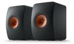 Set Kef LS50 Meta speakers zwart (nieuwstaat), Audio, Tv en Foto, Luidsprekers, Ophalen of Verzenden, Zo goed als nieuw, Front, Rear of Stereo speakers