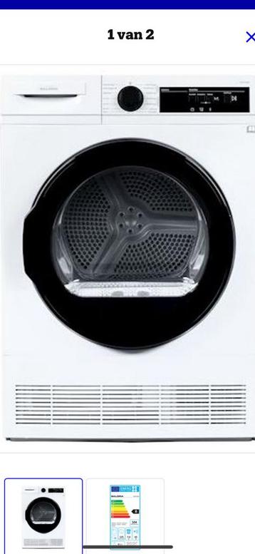 NIEUW Salora Condens droger beschikbaar voor biedingen