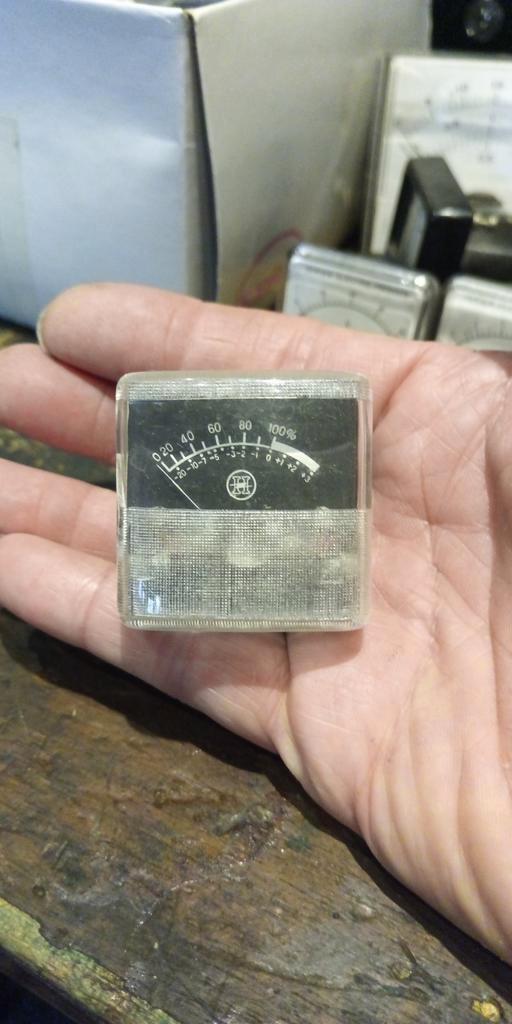 Vu meter met ingebouwde verlichting, Audio, Tv en Foto, Bandrecorders, Ophalen of Verzenden