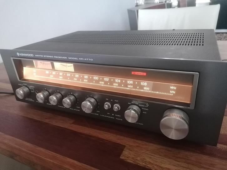 Kenwood KR-4770 ( KR-4070 )receiver, near mint, Audio, Tv en Foto, Versterkers en Receivers, Zo goed als nieuw, Stereo, Minder dan 60 watt