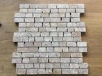 Mozaïek tegel Travertin Natuursteen, Doe-het-zelf en Verbouw, Nieuw, Overige materialen, Wandtegels, 20 tot 40 cm